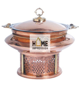 Calentador de comida de Color claro, único estándar, para servir en bodas y hoteles, para rozaduras, hecho a mano, de Metal - Product Image 2