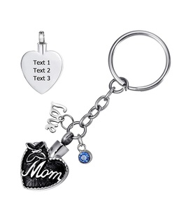 Mom Mini <b>Urns</b> Stainless Steel Decorative Keepsake <b>Urns</b> for <b>Ashes</b> Memorial Butterfly in Heart Cremation Custom Size - Product Image 4