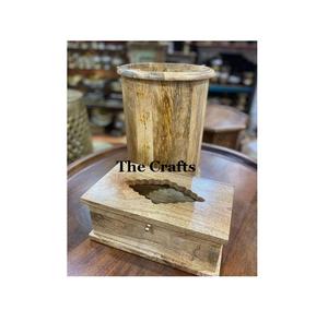 Poubelle en bois de la plus nouvelle conception avec la poubelle de qualité exclusive avec le support de tissu au prix le plus bas - Product Image 4