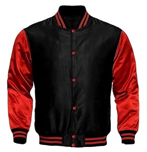Chaqueta Deportiva de Satén Estilo Universitario de Béisbol y Baloncesto de Súper Calidad para Hombre - Product Image 5