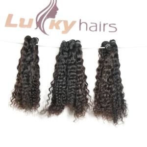 Vente en gros d'extensions de cheveux Remy crus indiens vierges 100% vendeurs de cheveux humains naturels de qualité bon prix vague lâche eau profonde - Product Image 5