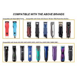 Juego Profesional de 3 Cuchillas de Cerámica Desmontables de 3/8 y 5/32 Pulgadas de Longitud de Corte, Repuesto Compatible con Recortadoras de Cabello - Product Image 2