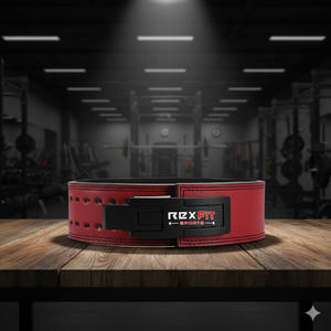 Cinturón de Soporte Lumbar de Cuero de Alto Rendimiento Rexfit Sports para Gimnasio y Entrenamiento de Fuerza - Product Image 2