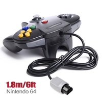 Manette de jeu filaire pour 64 jeux, contrôleur en ABS+PC, emballage en boîte couleur