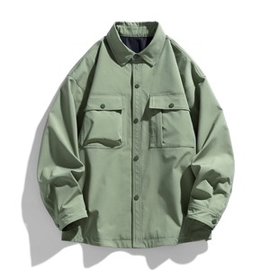 2025 nouvelle chemise manteau automne à manches longues femmes manteau décontracté imperméable veste Couples ample moto style veste - Product Image 3