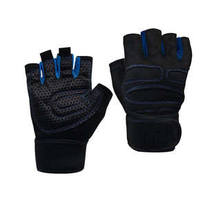 Guantes de levantamiento de pesas con logotipo personalizado disponibles para entrenamiento, Fitness, levantamiento de pesas, guantes de gimnasio para gimnasio, hombres y mujeres, Unisex duradero personalizado - Product Image 1