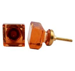 Pomo de Puerta Geométrico Cuadrado de Mármol Rosa y Blanco, Piedra Pulida, Color, Forma y Tamaño Personalizados, Hecho en India - Product Image 6