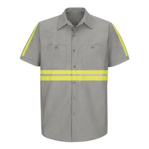 Vente en gros de chemises de travail unisexes, Protection du travail, résistant à l'usure, à boutons personnalisés, vente en gros - Product Image 5