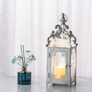 Bougie décorative réutilisable Lanternes roses Décoration pour jardin Fait à la main Fête Salle décorative Fabricant en gros Fournisseur - Product Image 1