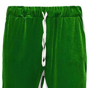 Conjunto de Terciopelo Vintage para Hombre, Conjunto de Dos Piezas con Cuello Alto y Cremallera, Pantalones Deportivos, Traje Deportivo Informal para Hombre - Product Image 3