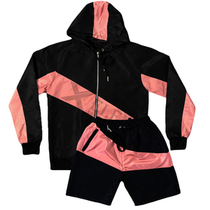 Lo último en ropa de calle personalizada, productos de tendencia, novedades de 2025, chándal de nailon personalizado, chándal con cremallera estampada - Product Image 3