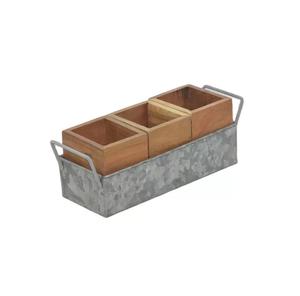 Square Shaped Wooden Cutlery Holder New Rose Wood Finished Caddy for <b>Kitchen</b> <b>Accessories</b> New Design Utility Holder in New Style - Product Image 3