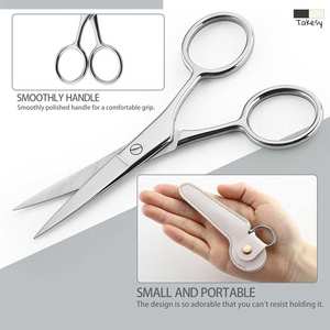 Tijeras para Cejas de Acero Inoxidable 2026, Diseño Ergonómico, Cómodas, Compactas, Tamaño Perfecto para Viajes - Product Image 3