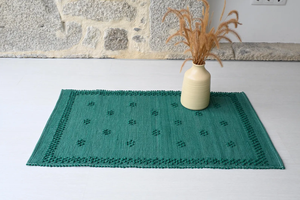 Alfombra pequeña verde, alfombra para habitación, sala de estar alfombra para, alfombra para pasillo, alfombra para dormitorio, alfombra para habitación de niños, alfombra Bohemia, alfombra para cabecera - Product Image 2