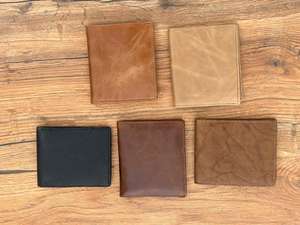 Portefeuille en cuir de vache véritable de créateur personnalisé le plus vendu de haute qualité pour hommes au meilleur prix de gros - Product Image 5