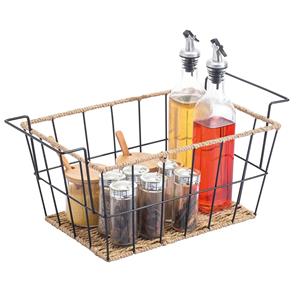 Grand bol à fruits rectangulaire noir - Product Image 3