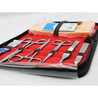 Petit kit de suture formation des étudiants en médecine ensemble complet de pratique Instruments médicaux en acier inoxydable porte-tampon pince ciseaux