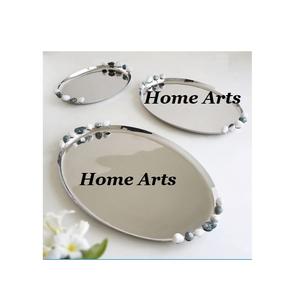 ถาดเสิร์ฟขนมถาดสแตนเลสสำหรับใส่ขนมดีไซน์สวยขนาดปรับแต่งได้ - Product Image 3