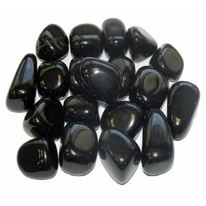 คริสตัลธรรมชาติหินออบซิเดียนหินสีดำแกะสลักด้วยหินอัญมณีอาเกตสำหรับรักษาจักระเรกิ - Product Image 1
