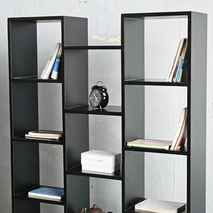 Modern & Children's Design Standing <b>Bookshelf</b> 100x25x160cm Rubber Wood for Living Room and Office KS68243 - Product Image 3