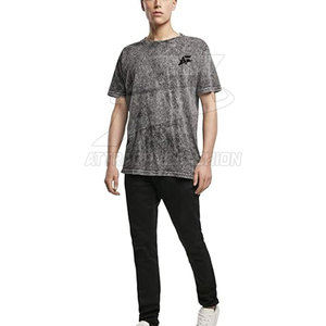 Camisetas de Hombre con Logotipo Personalizado a Precio Económico, Camisetas de Hombre con Lavado Ácido para Hacer Ejercicio - Product Image 5