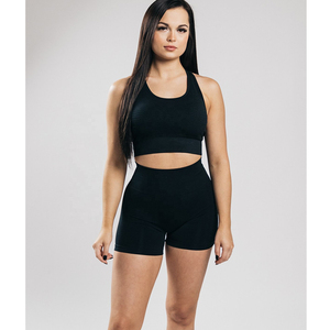 Pantalones cortos deportivos Push Up para mujer, Yoga, Fitness, cintura alta, mallas de gimnasio, ropa, pantalones cortos para mujer - Product Image 6