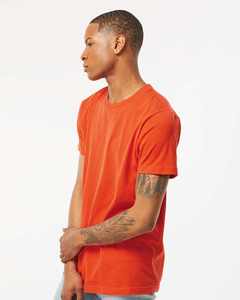 Coupe régulière col rond côtelé 100% coton jersey simple manches courtes t-shirts Bella + toile unisexe jersey à manches courtes t-shirt - Product Image 3