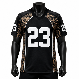 Camisetas y Tops de Fútbol Americano Personalizados de Talla Grande en Poliéster, Jersey de Equipo Sublimado, Fabricante OEM de Jerseys Deportivos - Product Image 3