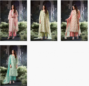 Salwar Kameez de Algodón Premium con Bordado de Encaje, Marca Ganga, Ropa India y Pakistaní para Mujer, para Fiestas, Todas las Temporadas, Venta al Por Mayor - Product Image 6