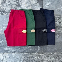 Pantalones cortos de mezclilla personalizados para hombre, de cintura media, de gran tamaño, largos, holgados, de secado rápido, diseño vintage con múltiples bolsillos, ropa de calle informal de verano Y2K