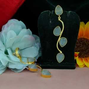 ต่างหูโทนสีเงินหรูหราร่วมสมัยสไตล์คลาสสิกหรูหราสร้างขึ้นโดยผู้นำเทรนด์ - Product Image 4