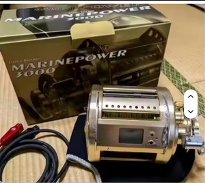 รอกไฟฟ้าสำหรับตกปลาทะเล รุ่นใหม่แกะกล่อง ของแท้ ยี่ห้อ Marine Power 3000 สำหรับปลาใหญ่ - Product Image 1