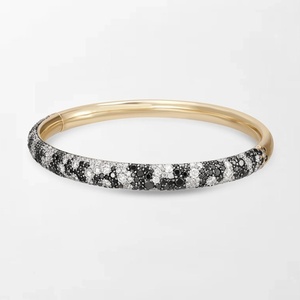 Bracelet Daring Safari Black Diamond avec 142 diamants ronds cultivés en laboratoire, 2,19 carats GH-VS, en or jaune 18 carats, bijoux fins, cadeau - Product Image 2