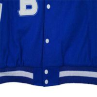 Chaqueta con letras para mujer, cuerpo de lana de Cachemira azul y mangas de cuero real rosa, chaqueta negra HBCU Greek Apparel Sorority Varsity