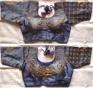 Beautiful Blouse With Handwork, <b>Thread</b> And Zari Work - Product Image 4