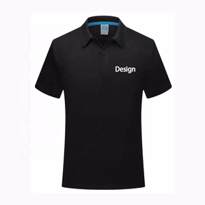 Usine 100% pur coton piqué tissu unisexe T-shirt hommes coupe régulière T-shirts pour Promotion Golf T-shirt impression polo t-shirts - Product Image 5