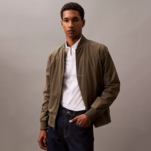 เสื้อแจ็คเก็ตบอมเบอร์กันลม แขนยาว ผ้าโพลีเอสเตอร์บุใยสำหรับฤดูใบไม้ร่วงและฤดูหนาว เสื้อผ้าผู้ชาย - Product Image 2