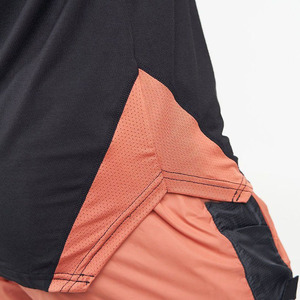 OEM personalizado hombres entrenamiento camiseta sin mangas estenopeica malla Color bloque diseño Fitness gimnasio desgaste - Product Image 6