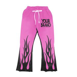 2025 nuevo estilo de moda Vintage ácido lavado Color rosa de talla grande con capucha Regular Fit 100% algodón gimnasio entrenamiento pulóver - Product Image 3