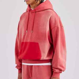 Sudaderas con capucha de poliéster y algodón informales de alta calidad para hombre 2025 para invierno diseño cómodo logotipo personalizable técnicas teñidas lisas - Product Image 2