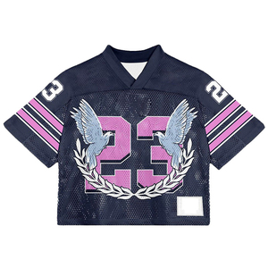 Camiseta de fútbol de malla Boxy Fit de diseño personalizado para hombre, camiseta de gimnasio, camisetas deportivas de manga corta de gran tamaño con estampado de talla grande para hombre - Product Image 4