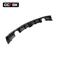 Diffuseur de pare-chocs arrière style MP en fibre de carbone avec feu stop LED pour BMW F30 F31 M Sport 330i 335i 340i 2011-2018