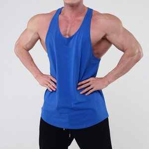 Cotton Blend <b>Mens</b> Tank Tops Fitness Sportswear Outwork Sleeveless <b>Singlet</b> <b>Men</b> Stringers - Product Image 5