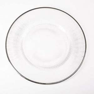 Assiette de présentation ronde en métal argenté avec bordure perlée, idéale pour les mariages modernes, la restauration fine et l'hôtellerie (vente en gros) - Product Image 4