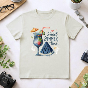 T-Shirt Unisex 100% Cotone 210GSM, Vestibilità Oversize Casual, Stampa Serigrafica Frontale e DTG, Maglietta Compressa - Product Image 1