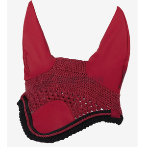 Gorro de oreja de caballo Premium hecho en Pakistán elegante velo de mosca de ganchillo ligero transpirable lavable para espectáculo y equitación - Product Image 4