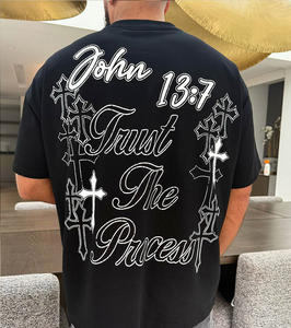 2025 été Top qualité Streetwear t-shirt hommes numérique imprimé américain rétro Hip Hop respirant coton t-shirt pour homme - Product Image 5