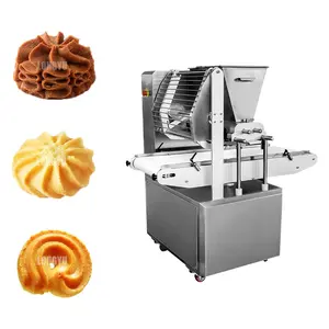 Yeni tasarım otomatik kurabiye makinesi yatırma mini küçük fortune tereyağı kurabiye makinesi