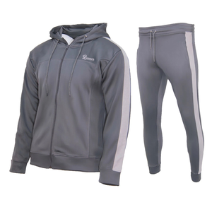 <b>Men</b> Athletic Windbreaker Set Breathable Zip Up <b>Jacket</b> and <b>Slim</b> <b>Fit</b> Pants Windbreaker Set For Use - Product Image 1