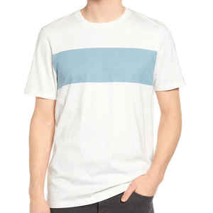 T-shirt pour homme en coton 100% à col rond, prix bas, durable, nouvelle arrivée, service OEM, style élégant, coupe ample, imprimé - Product Image 1